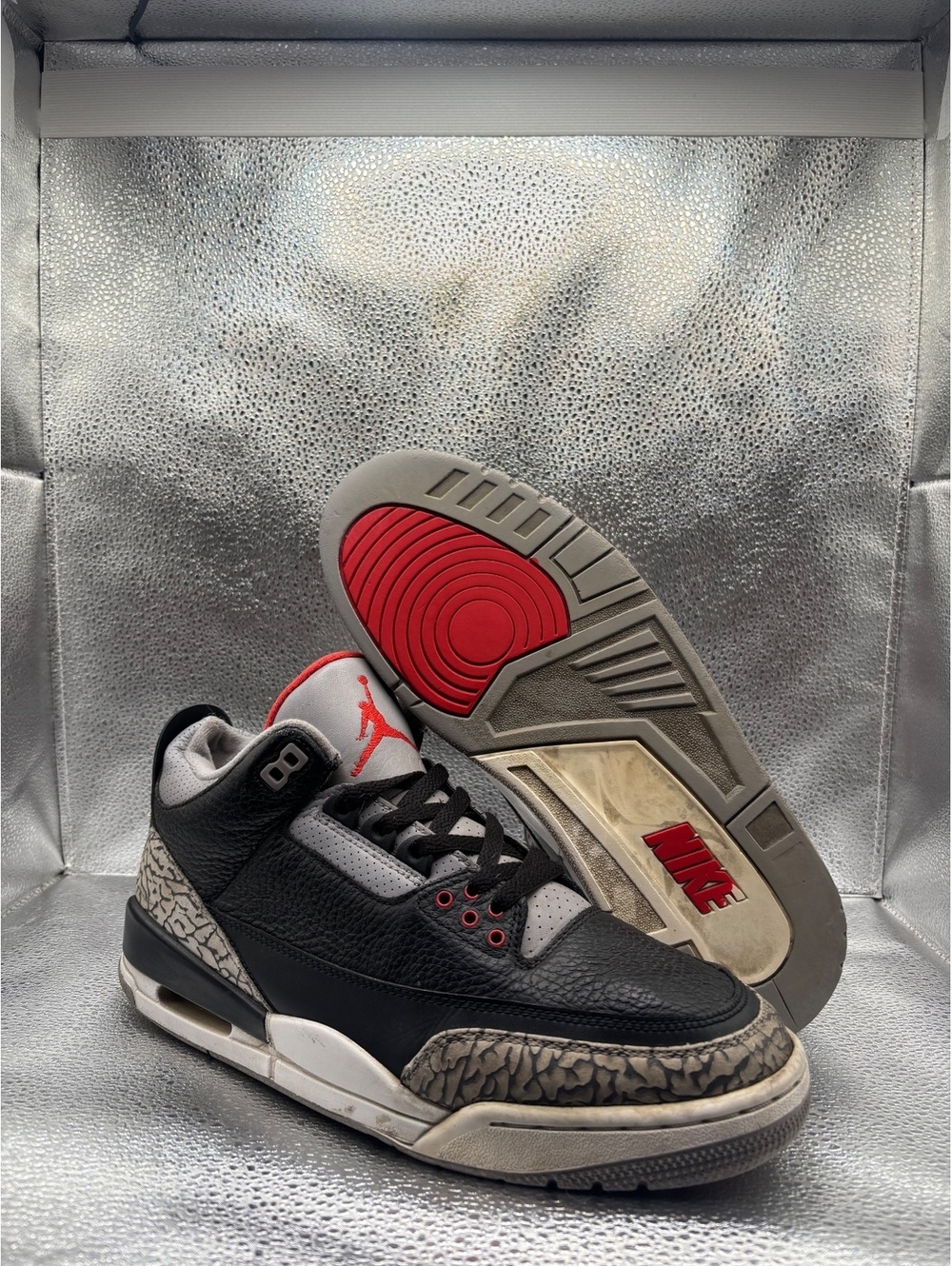 Air Jordan 3 black cement 2018